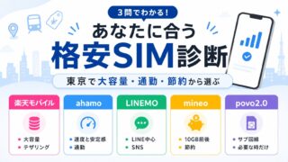 あなたに合う格安SIM診断｜使い方からおすすめ候補を確認 